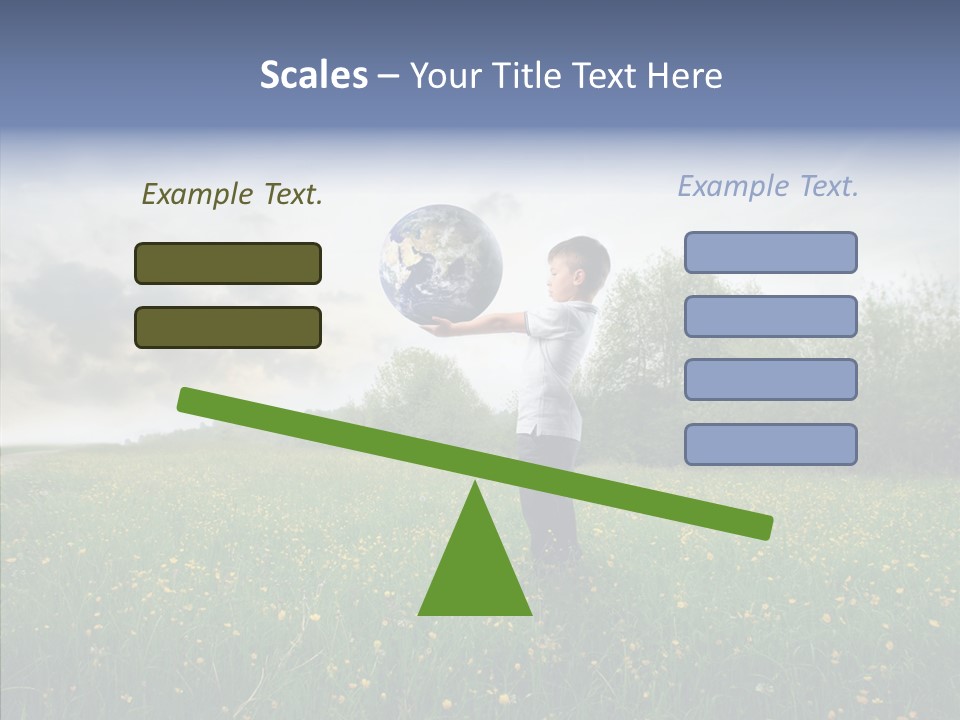 Sunset Keep Outdoor PowerPoint Template