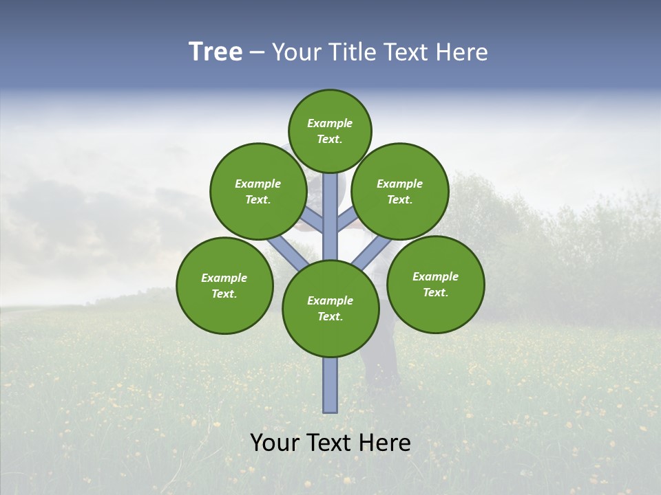 Sunset Keep Outdoor PowerPoint Template