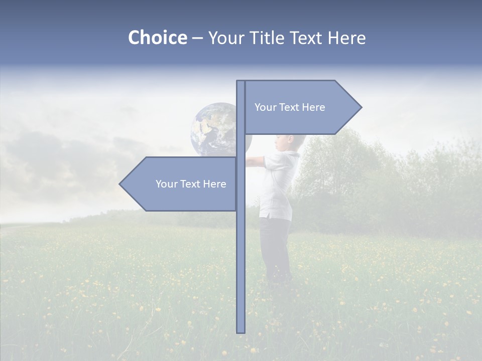 Sunset Keep Outdoor PowerPoint Template