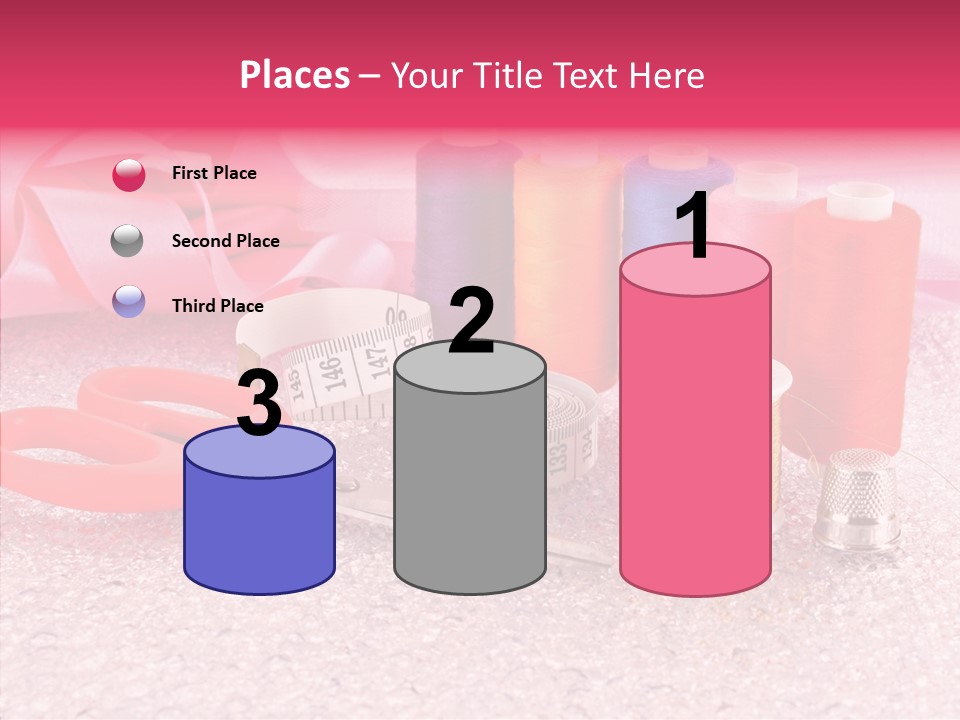 Needle Thread Scissors PowerPoint Template