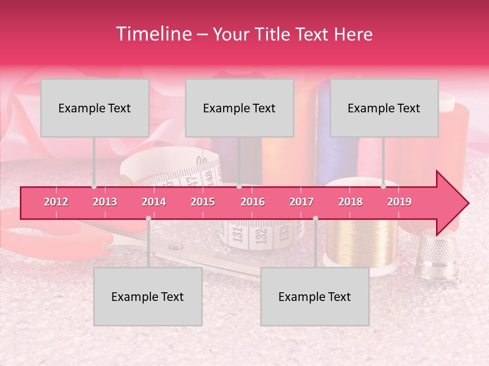 Needle Thread Scissors PowerPoint Template
