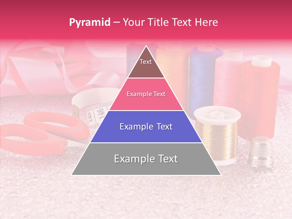 Needle Thread Scissors PowerPoint Template