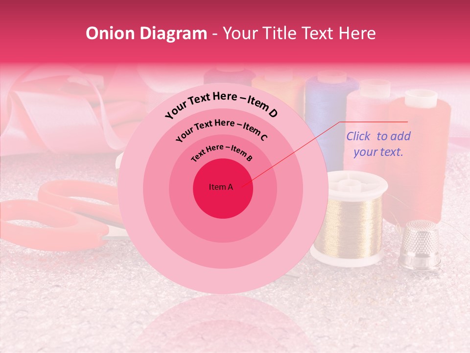 Needle Thread Scissors PowerPoint Template