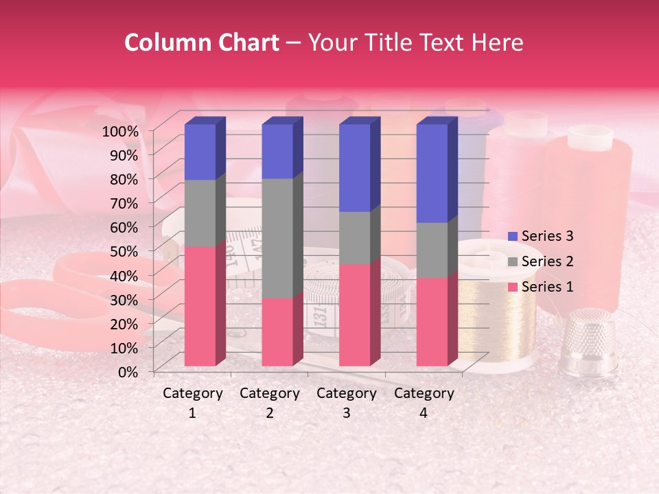 Needle Thread Scissors PowerPoint Template