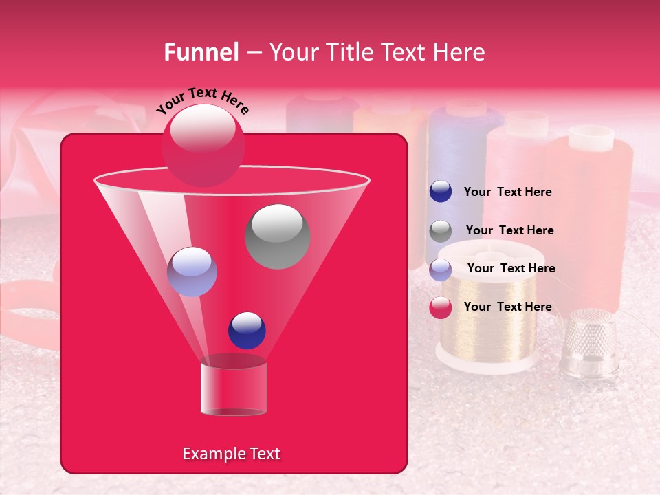 Needle Thread Scissors PowerPoint Template