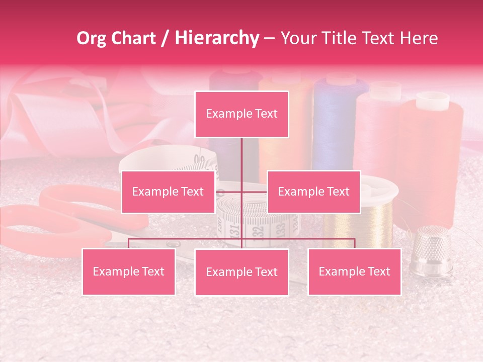 Needle Thread Scissors PowerPoint Template