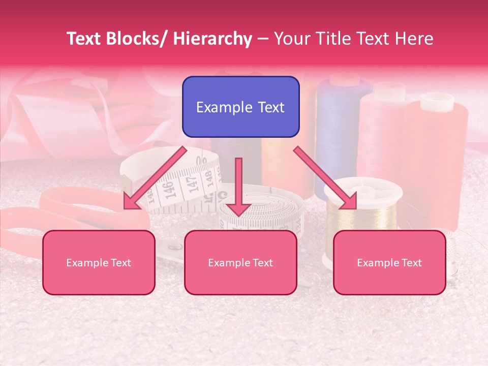 Needle Thread Scissors PowerPoint Template