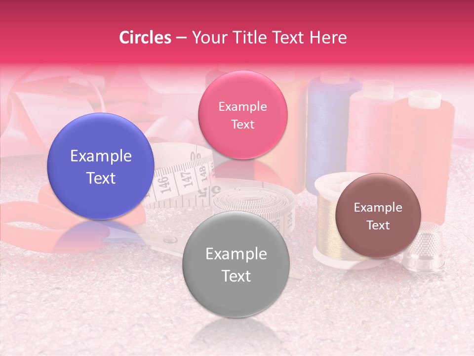 Needle Thread Scissors PowerPoint Template