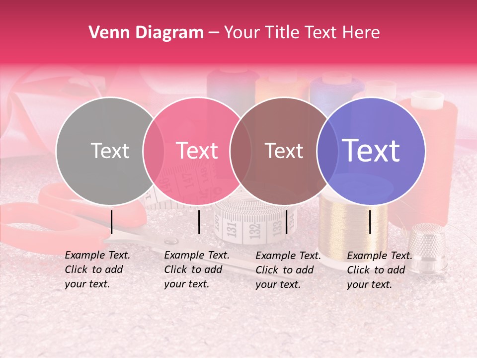 Needle Thread Scissors PowerPoint Template