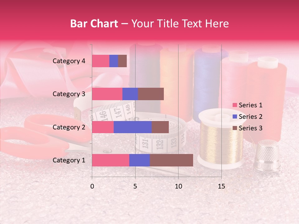 Needle Thread Scissors PowerPoint Template