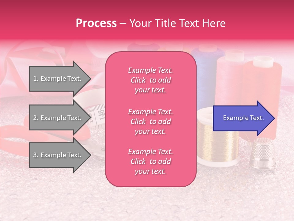 Needle Thread Scissors PowerPoint Template