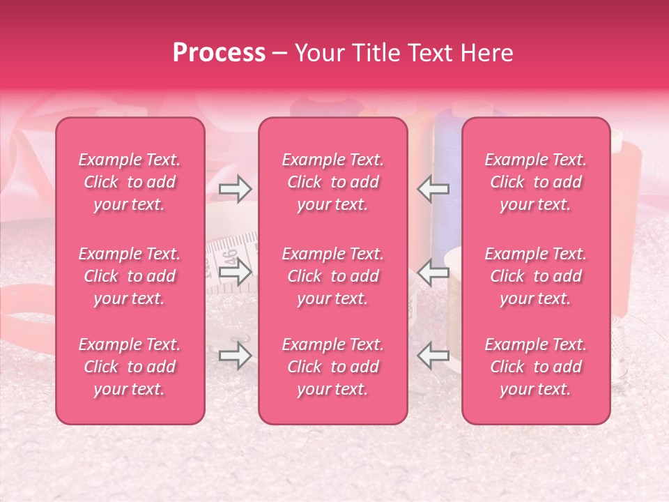 Needle Thread Scissors PowerPoint Template