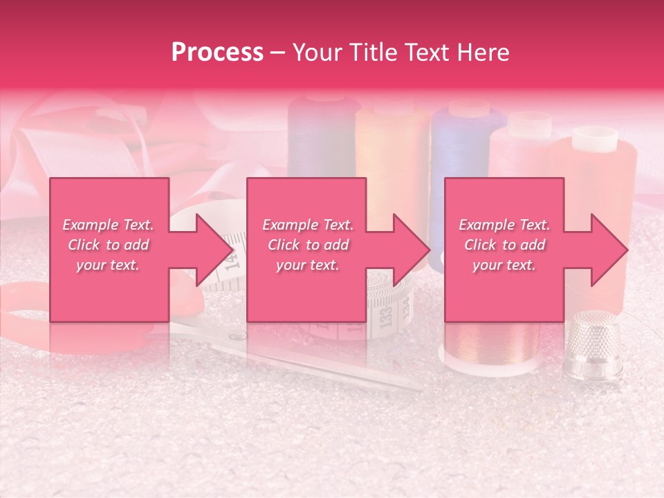 Needle Thread Scissors PowerPoint Template