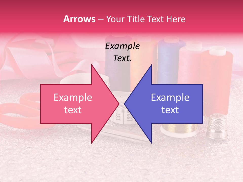 Needle Thread Scissors PowerPoint Template