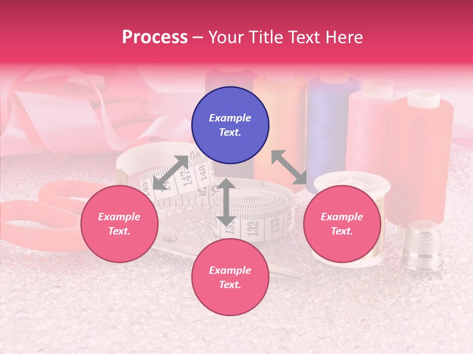 Needle Thread Scissors PowerPoint Template