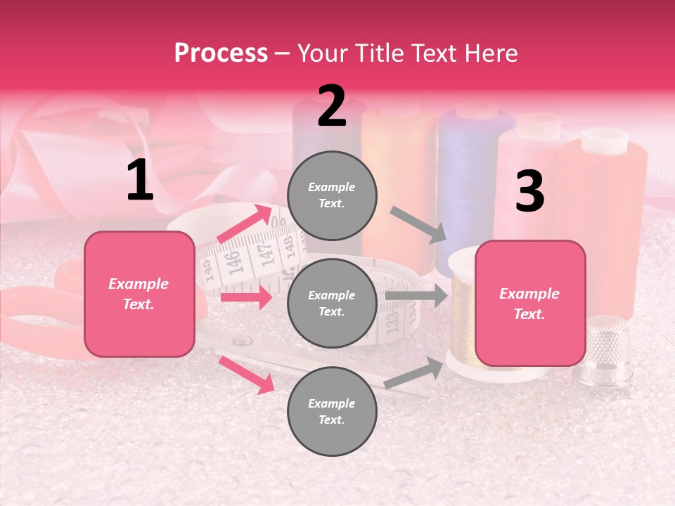 Needle Thread Scissors PowerPoint Template