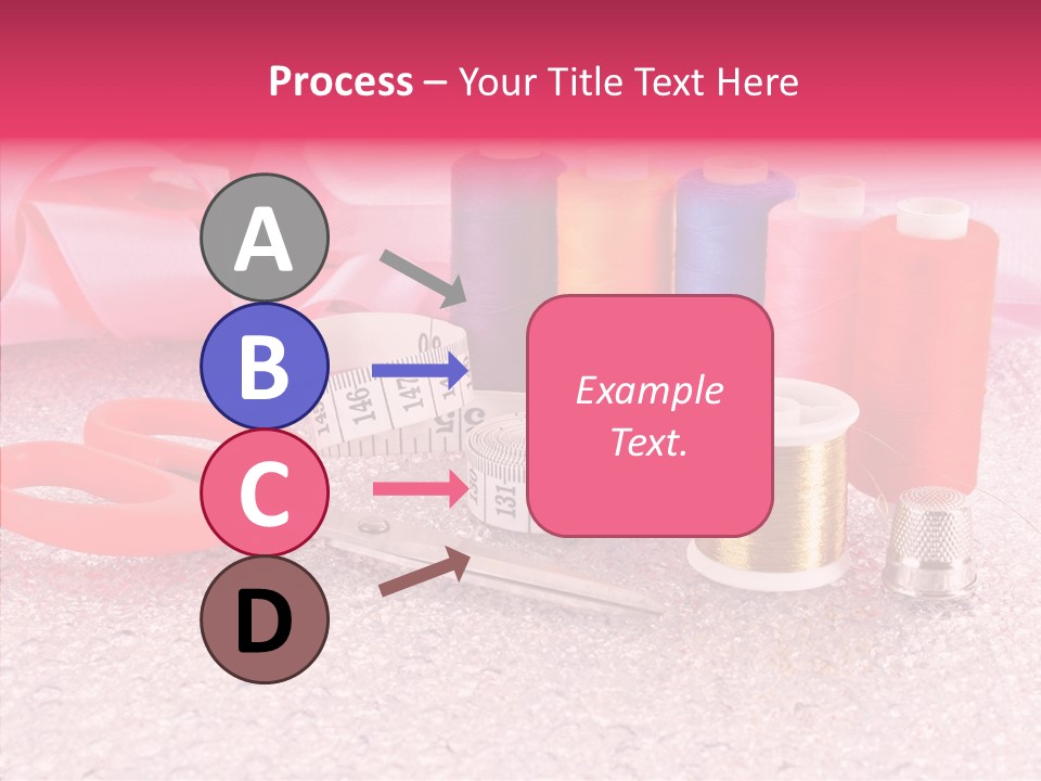 Needle Thread Scissors PowerPoint Template