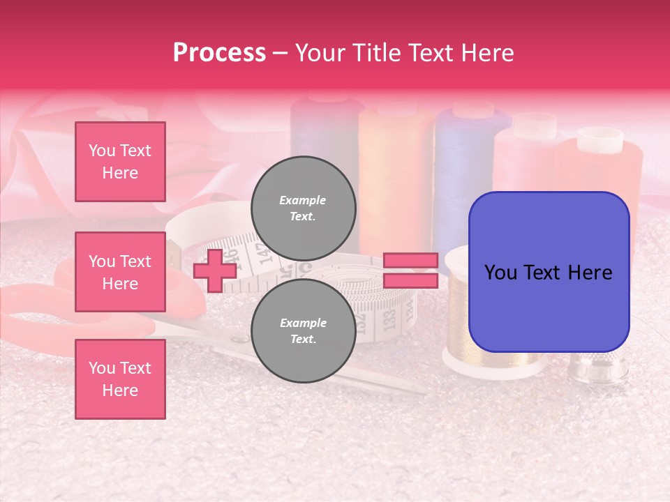 Needle Thread Scissors PowerPoint Template