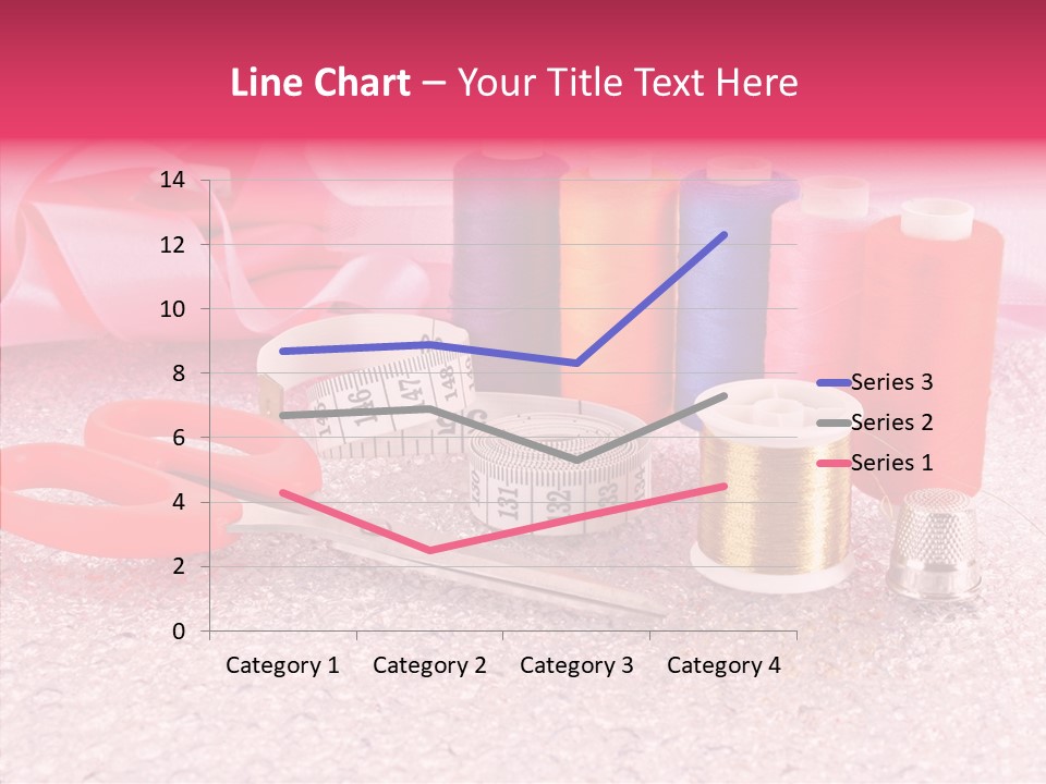 Needle Thread Scissors PowerPoint Template