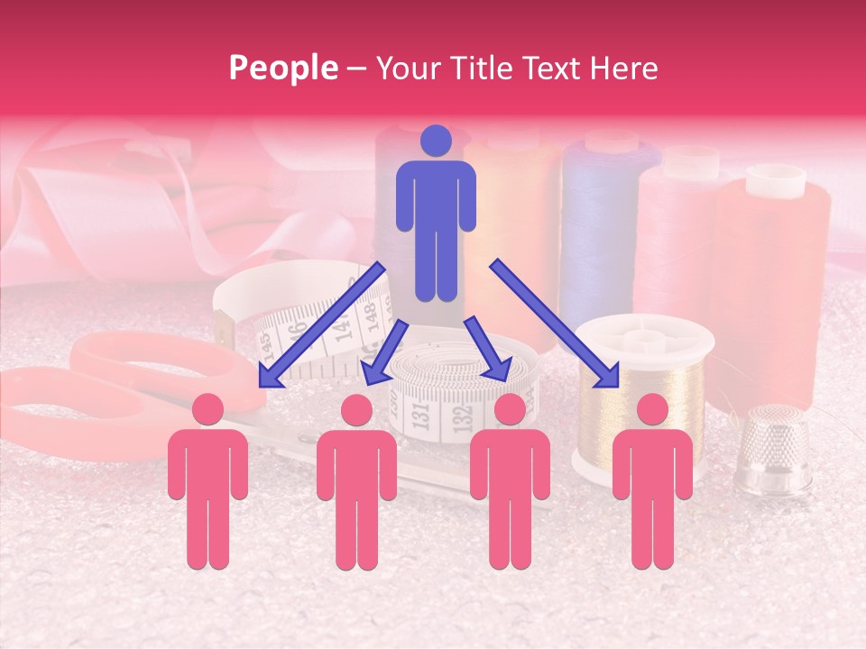 Needle Thread Scissors PowerPoint Template