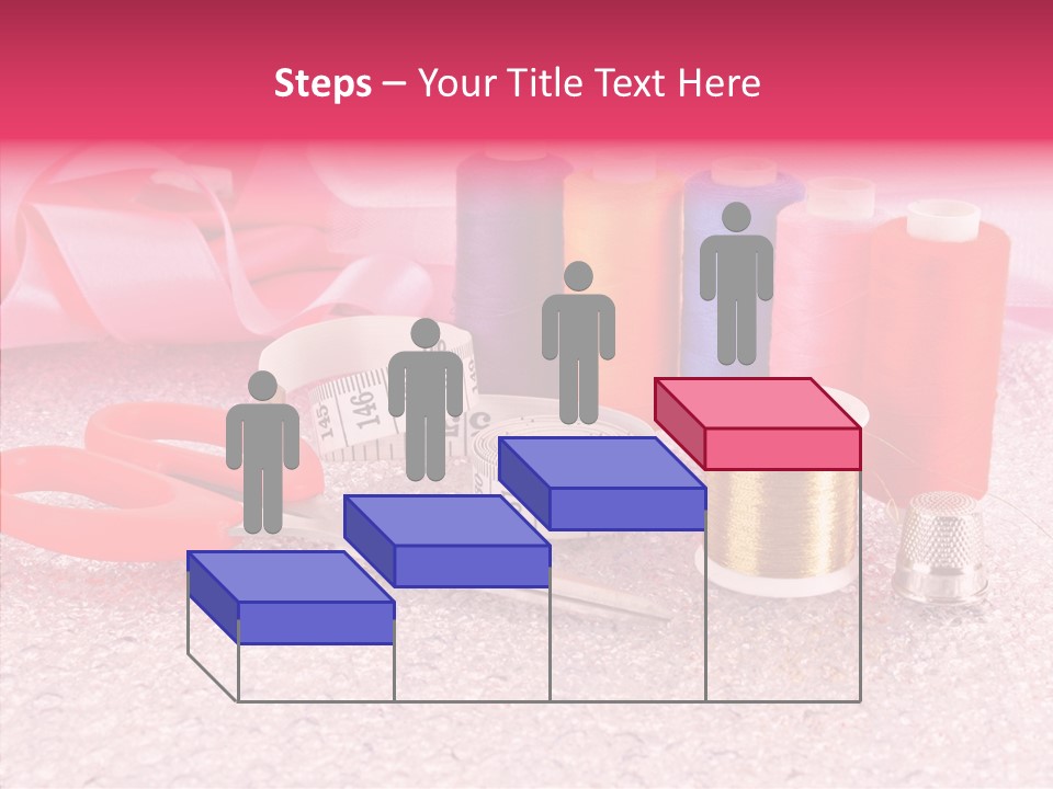 Needle Thread Scissors PowerPoint Template