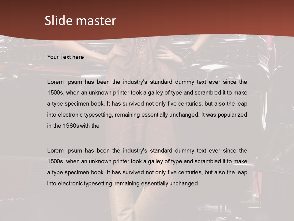 Posture Shoes Light PowerPoint Template