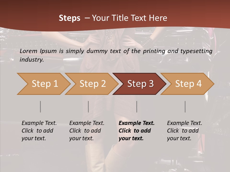 Posture Shoes Light PowerPoint Template