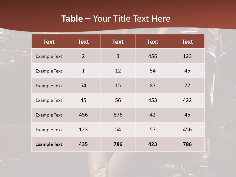 Posture Shoes Light PowerPoint Template