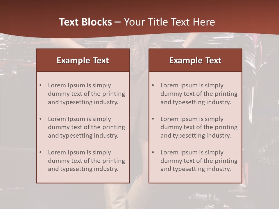 Posture Shoes Light PowerPoint Template