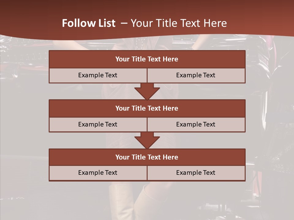 Posture Shoes Light PowerPoint Template
