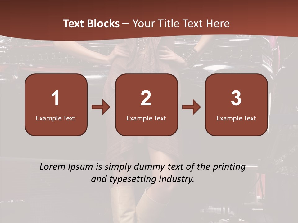 Posture Shoes Light PowerPoint Template