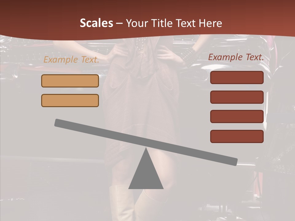 Posture Shoes Light PowerPoint Template
