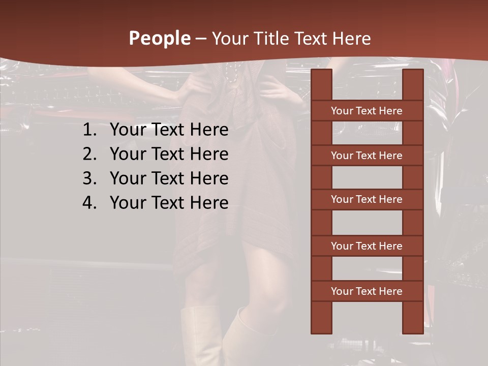 Posture Shoes Light PowerPoint Template