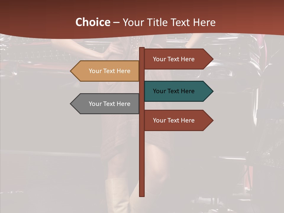 Posture Shoes Light PowerPoint Template