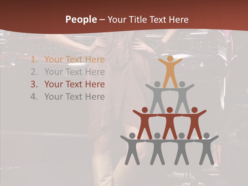 Posture Shoes Light PowerPoint Template