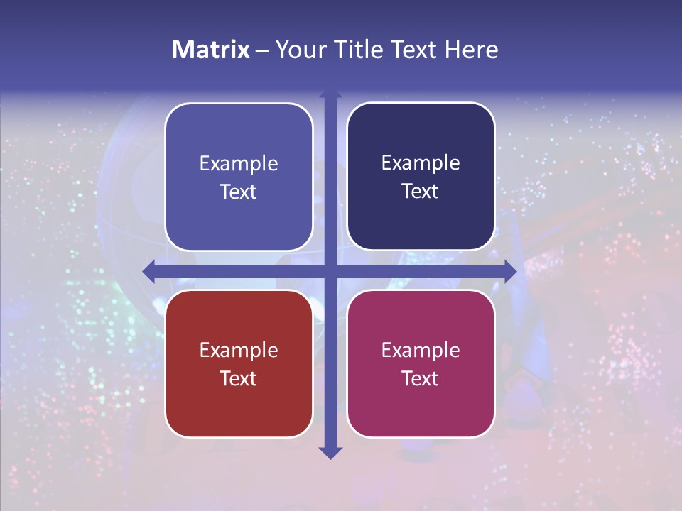Emitting Technology Earth PowerPoint Template