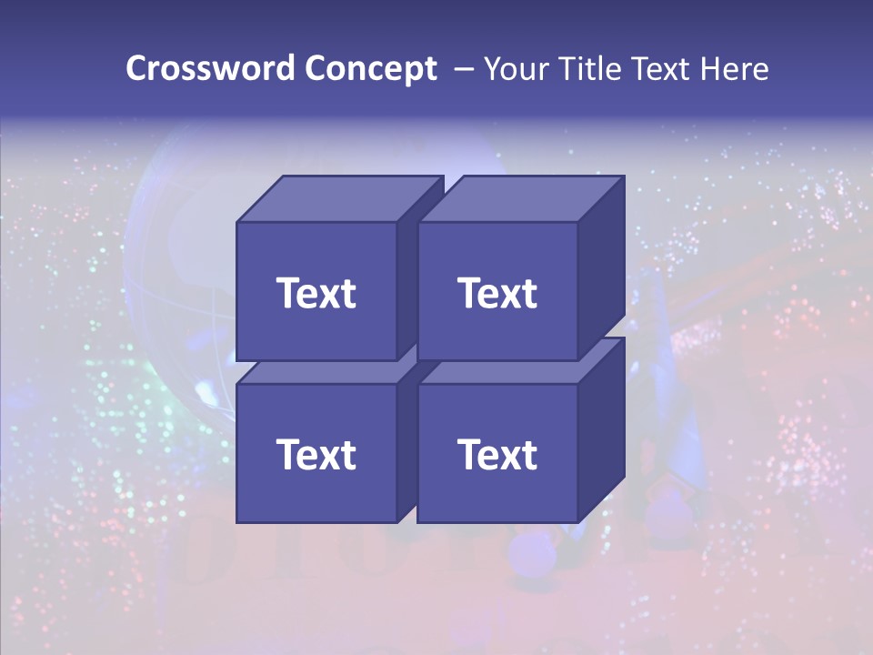 Emitting Technology Earth PowerPoint Template