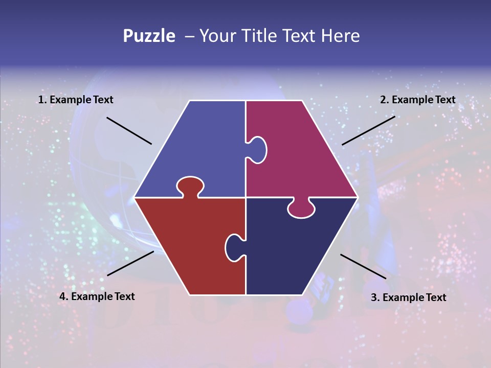 Emitting Technology Earth PowerPoint Template