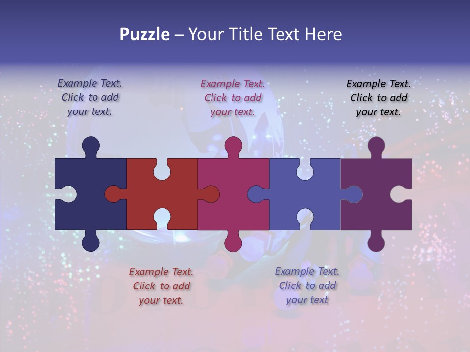Emitting Technology Earth PowerPoint Template