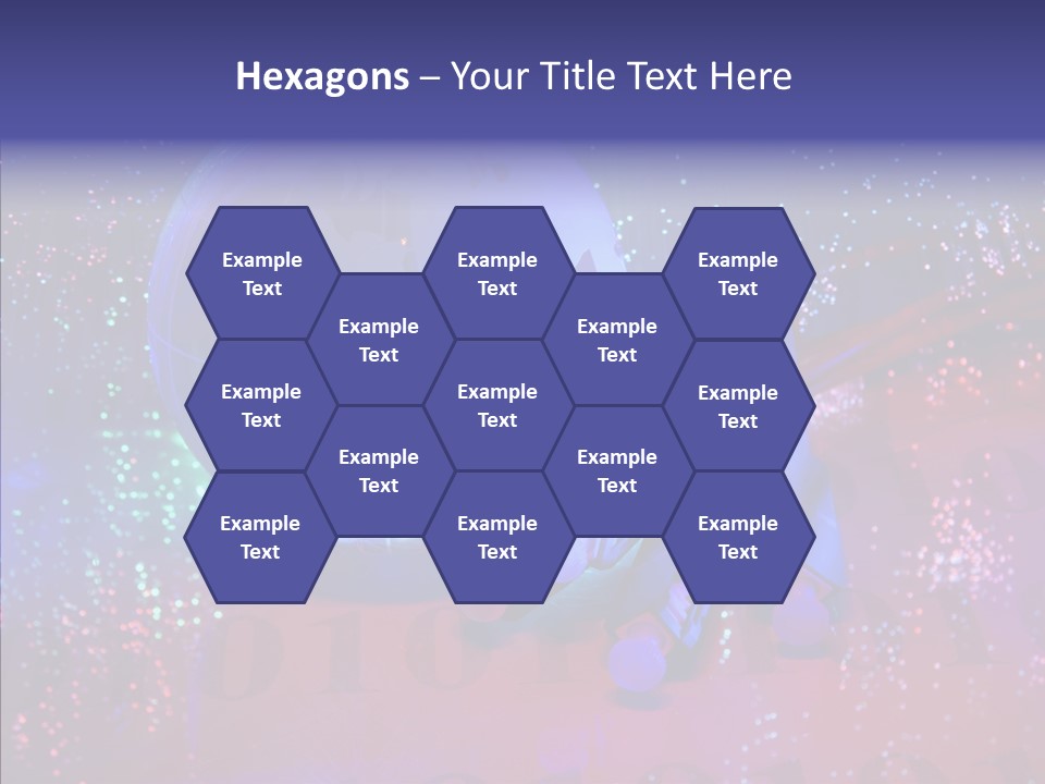 Emitting Technology Earth PowerPoint Template