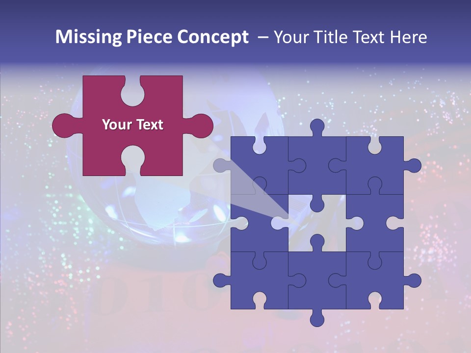 Emitting Technology Earth PowerPoint Template