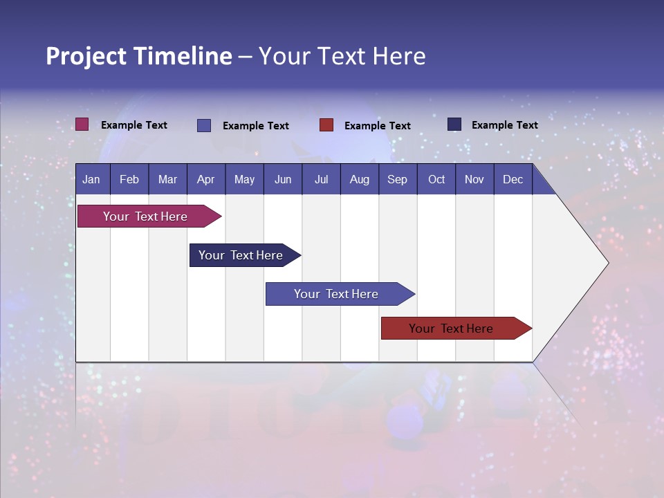 Emitting Technology Earth PowerPoint Template