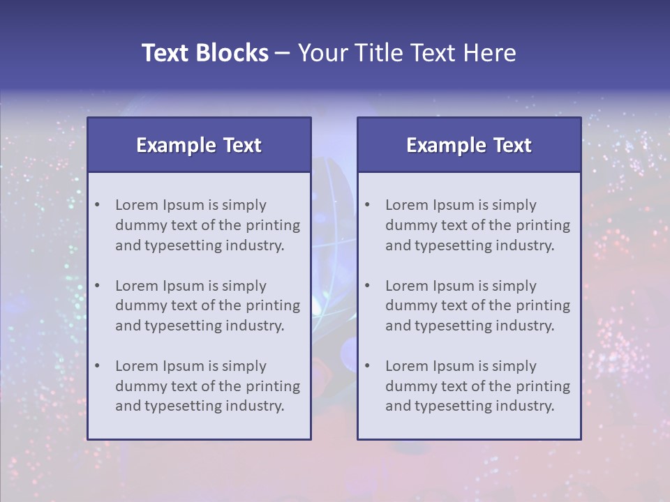 Emitting Technology Earth PowerPoint Template
