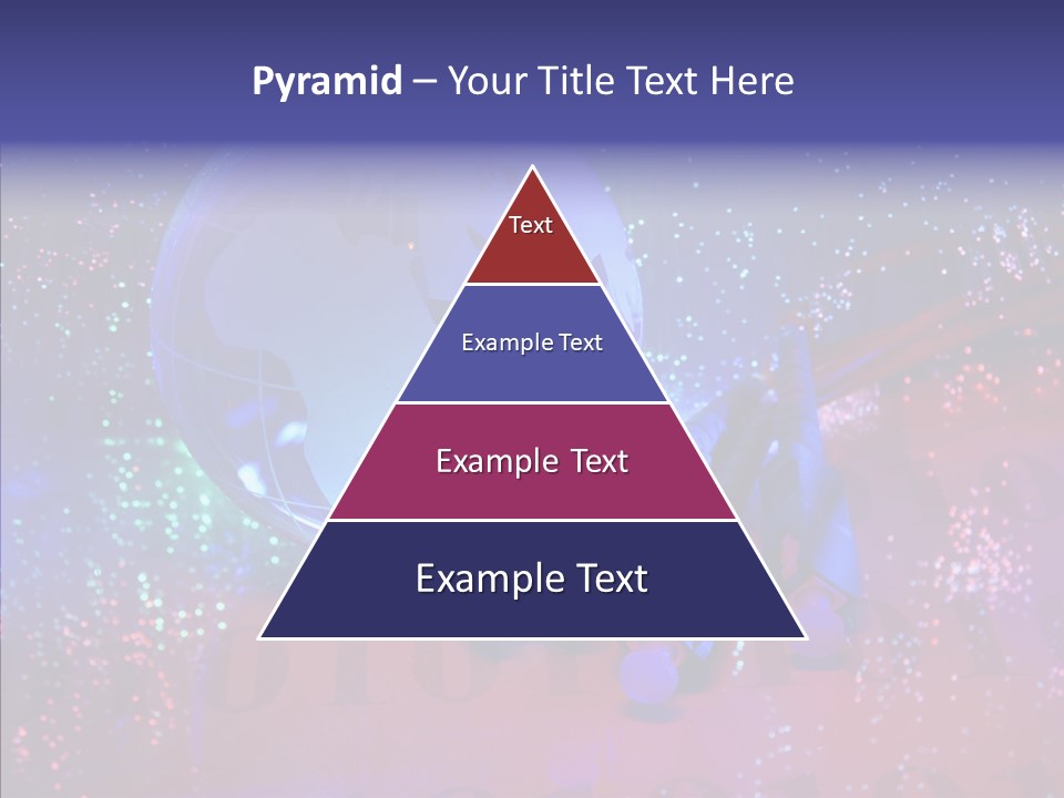 Emitting Technology Earth PowerPoint Template