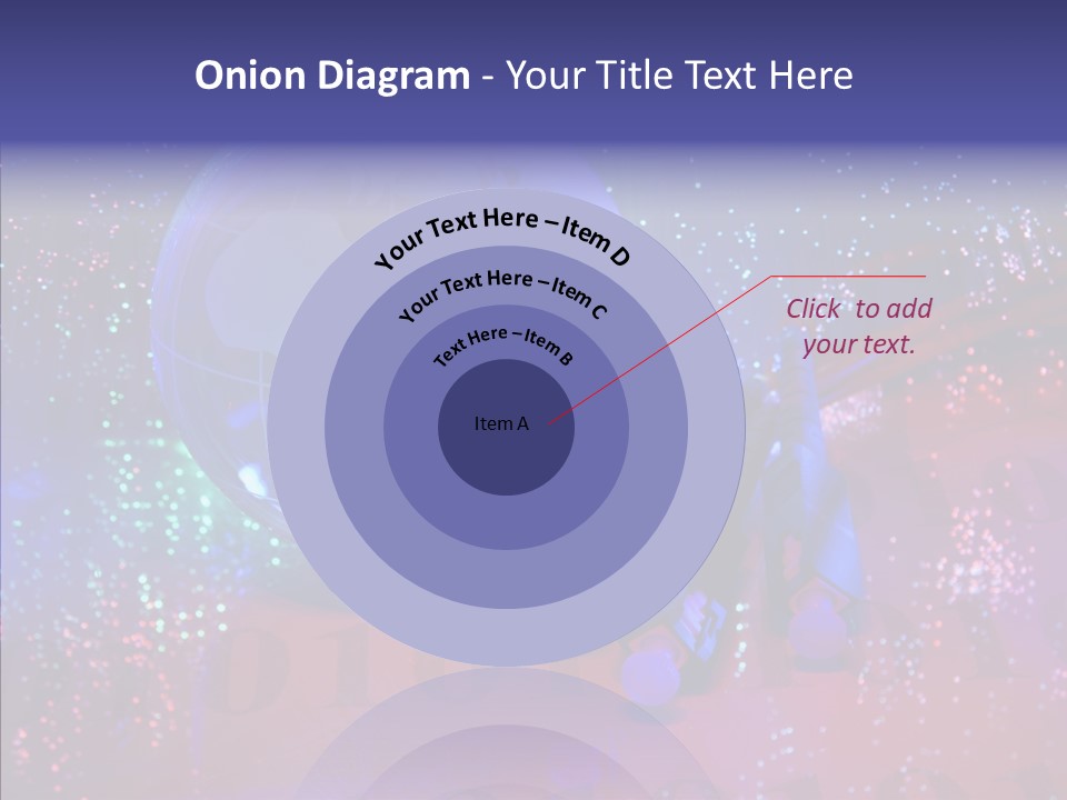 Emitting Technology Earth PowerPoint Template