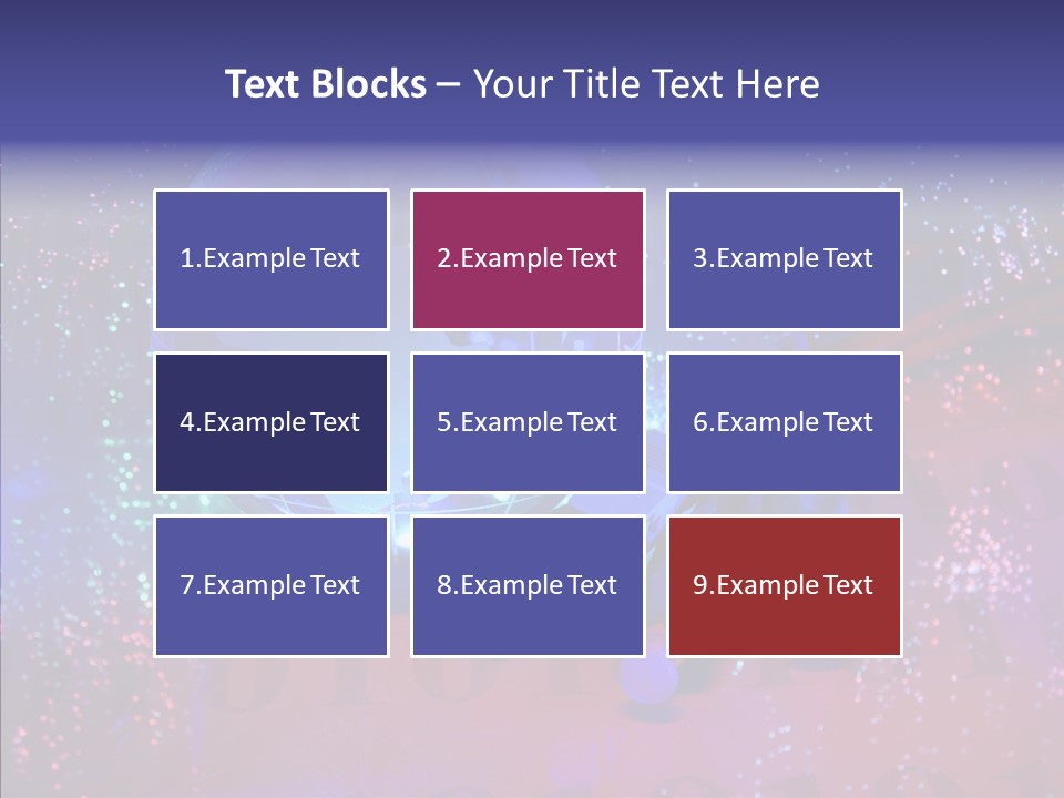 Emitting Technology Earth PowerPoint Template