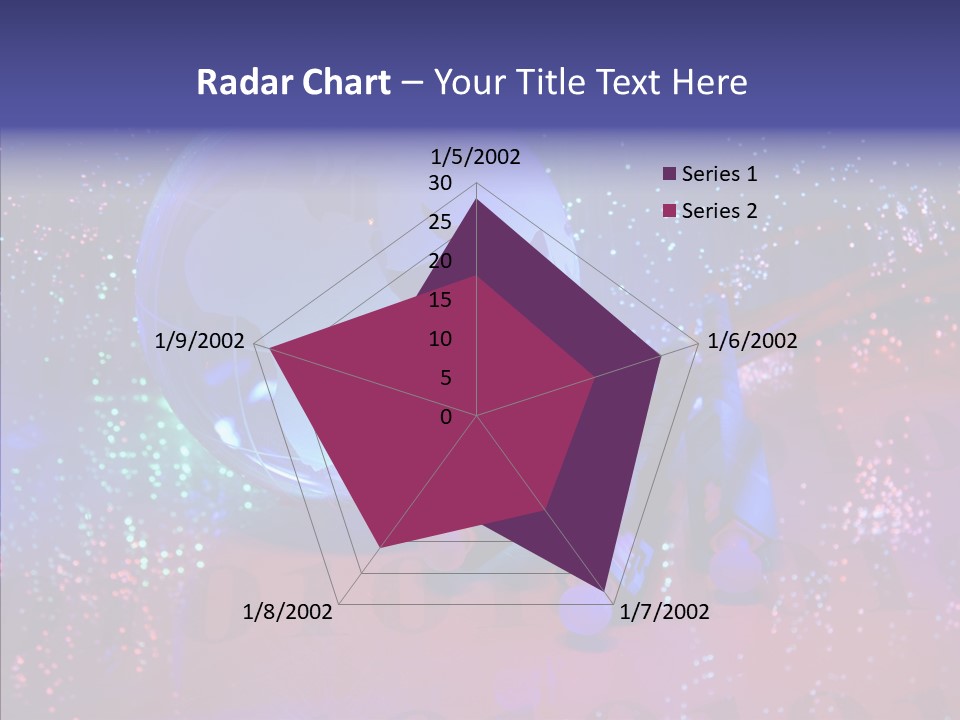 Emitting Technology Earth PowerPoint Template