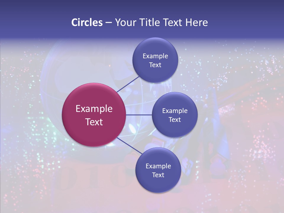Emitting Technology Earth PowerPoint Template