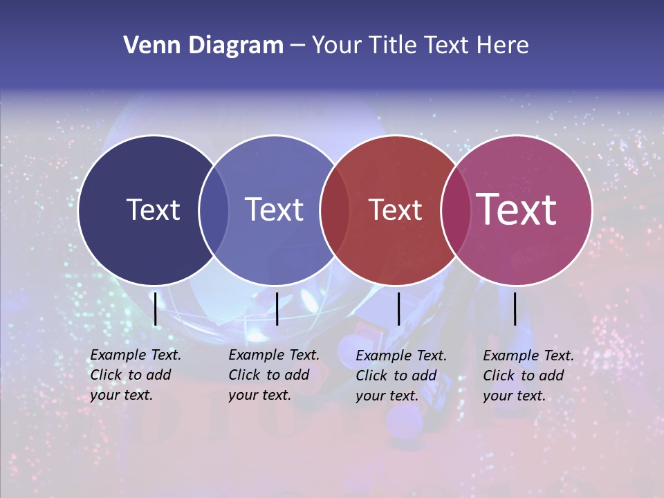 Emitting Technology Earth PowerPoint Template