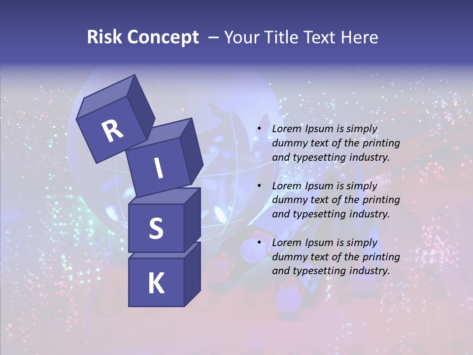 Emitting Technology Earth PowerPoint Template